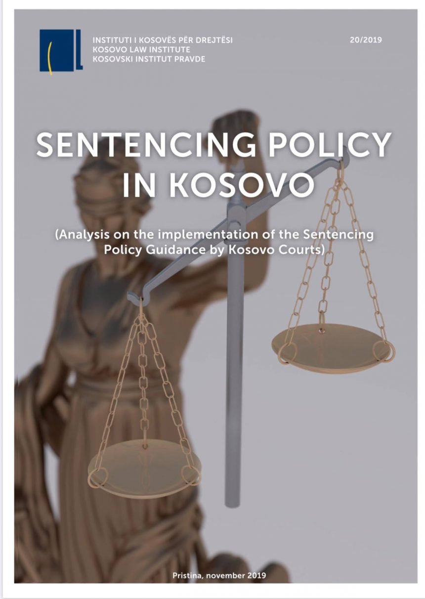 Sentencing policy in Kosovo