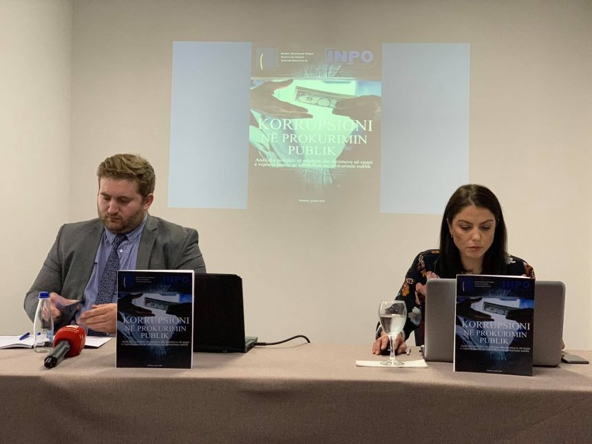 IKD-INPO: Korrupsioni në prokurimin publik nuk hetohet, ndiqet dhe gjykohet profesionalisht