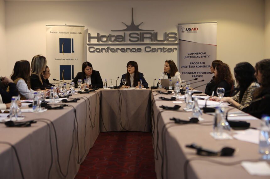 Studentët e Klinikës Ligjore të Qendrës për Edukim Profesional të IKD–së, pjesëmarrës në punëtorinë për Gjykatën Komerciale